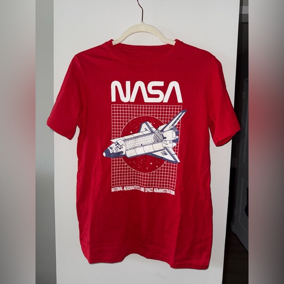 Nasa Other - NASA Red Kids Short Sleeve Tee